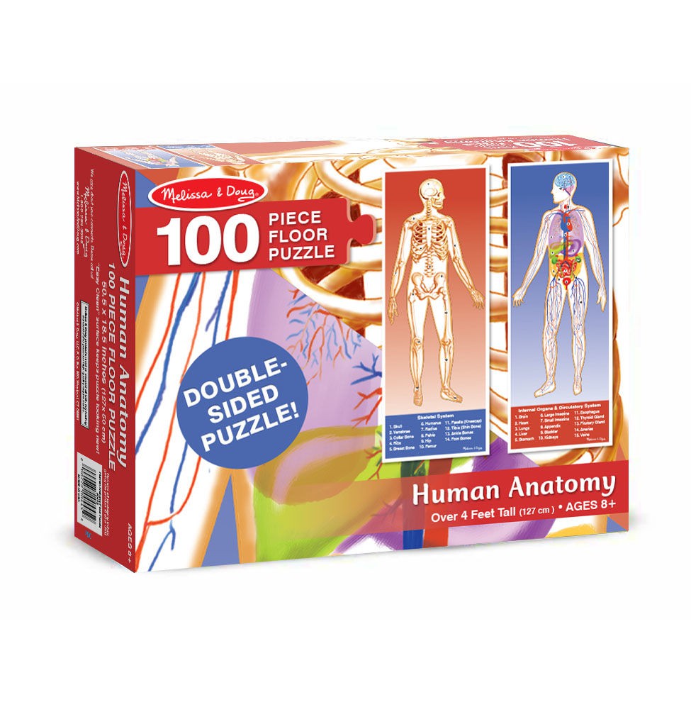 Puzzle de podea Corpul uman Melissa and Doug