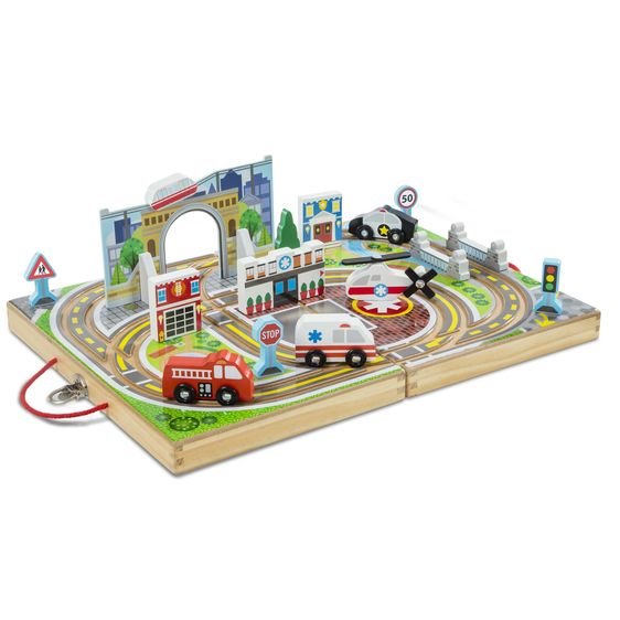 Set de joaca portabil Orasul - Melissa & Doug