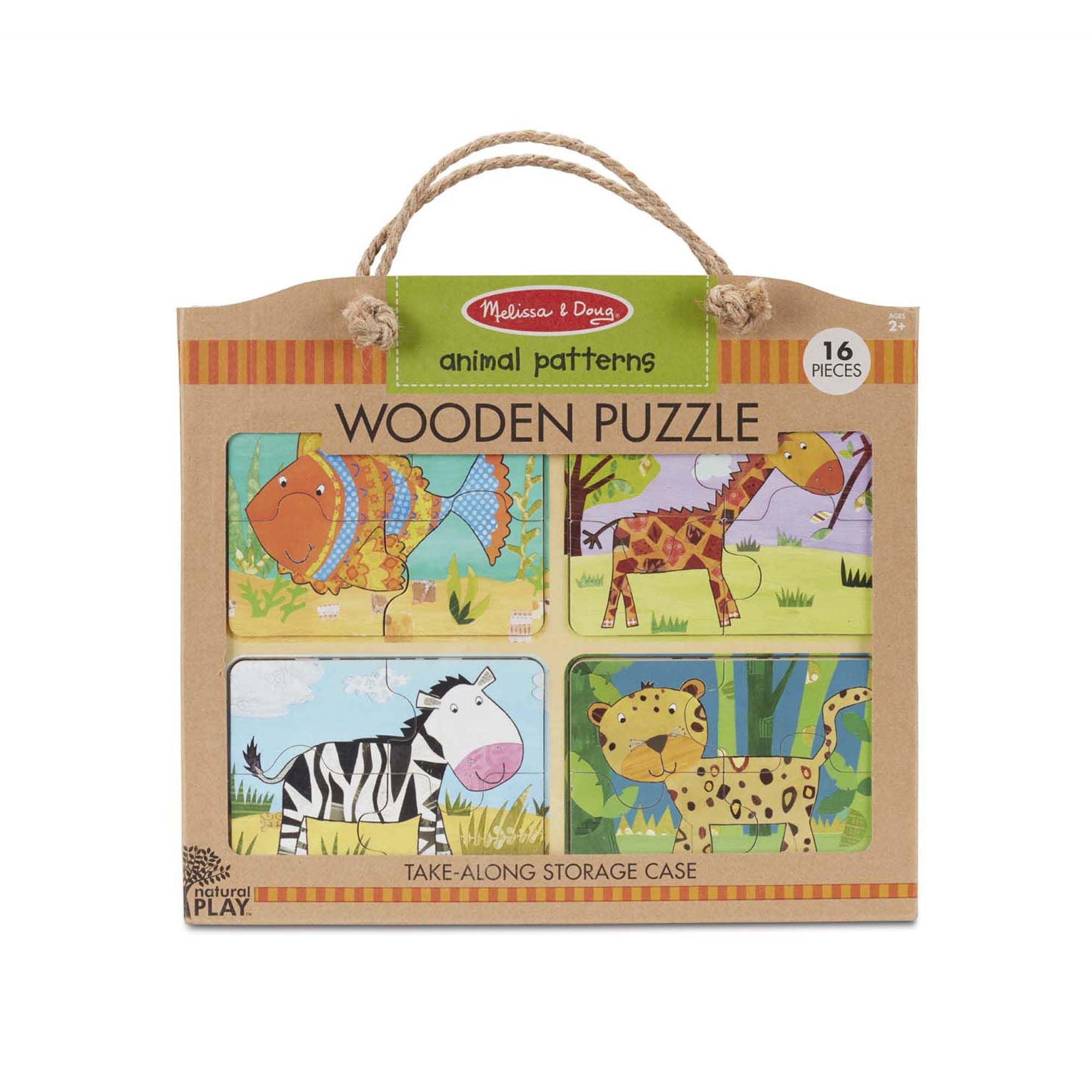 Primul meu puzzle eco din lemn Animalele - Melissa & Doug
