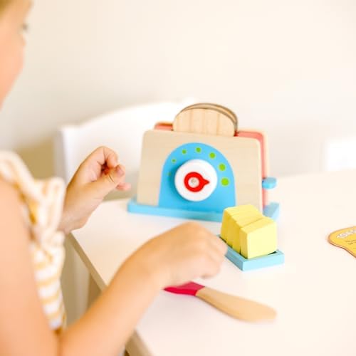Set de prăjitor și feliator din lemn Melissa & Doug - imagine 5