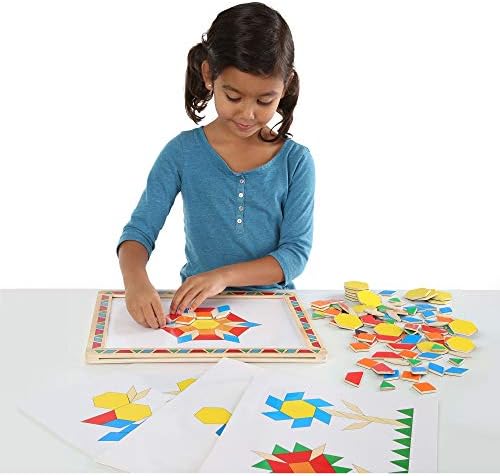 Set de blocuri magnetice cu modele Melissa & Doug - imagine 2