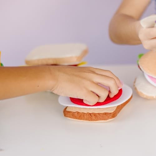 Set de jucării alimentare tip sandwich din fetru Melissa & Doug (33 piese) - Traducerea și optimizarea pentru SEO: Set de jucării alimentare din fetru pentru sandwich de la Melissa & Doug (33 bucăți) - imagine 3