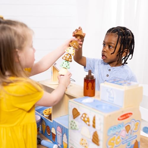 Parc de joacă cu înghețată Melissa & Doug Cool Ice Balls, jucărie de înghețată pentru fete și băieți, magazin de jucării, jucărie Montessori pentru copii de 3 ani, cadou pentru băieți sau fete de 3 ani. - imagine 5