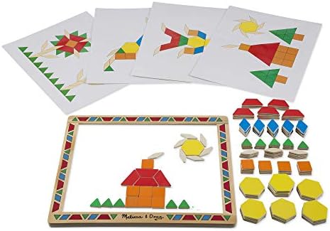 Set de blocuri magnetice cu modele Melissa & Doug - imagine 3