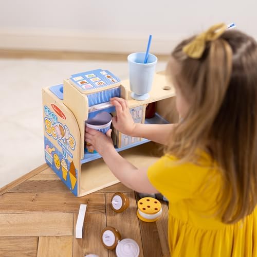 Parc de joacă cu înghețată Melissa & Doug Cool Ice Balls, jucărie de înghețată pentru fete și băieți, magazin de jucării, jucărie Montessori pentru copii de 3 ani, cadou pentru băieți sau fete de 3 ani. - imagine 6