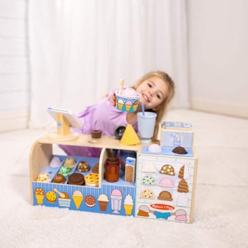 Parc de joacă cu înghețată Melissa & Doug Cool Ice Balls, jucărie de înghețată pentru fete și băieți, magazin de jucării, jucărie Montessori pentru copii de 3 ani, cadou pentru băieți sau fete de 3 ani. - imagine 2