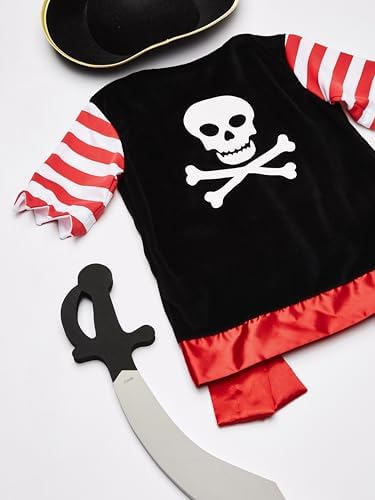Costum de rol de pirat Melissa & Doug 14848 pentru jocuri de rol, cu pălărie, sabie și parchet pentru ochi, colorat în mai multe culori.
Optimizare SEO: Set de costum de pirat pentru jocuri de rol Melissa & Doug, cu accesorii incluse. - imagine 3