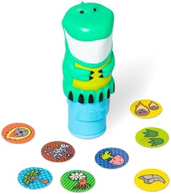 Pachet Sticker Uau! Dinozauri Melissa & Doug: Caiet de activități cu 24 de pagini, ștampilă cu stickere, 500 de stickere, jucărie de artă și creație, figurină colecționabilă - imagine 6