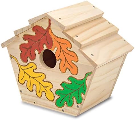 Set de creație pentru construirea propriului cuib pentru păsări din lemn Melissa & Doug