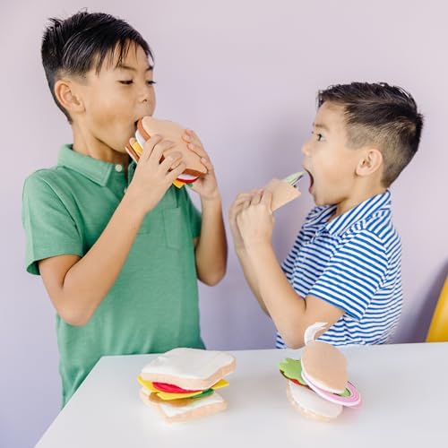 Set de jucării alimentare tip sandwich din fetru Melissa & Doug (33 piese) - Traducerea și optimizarea pentru SEO: Set de jucării alimentare din fetru pentru sandwich de la Melissa & Doug (33 bucăți) - imagine 5