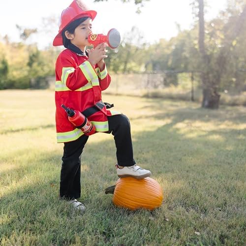 Costum de Pompier Melissa & Doug pentru Joc de Rol, Joc de Pretins, Vârsta 3+, Cadou pentru Băieți și Fete - imagine 2