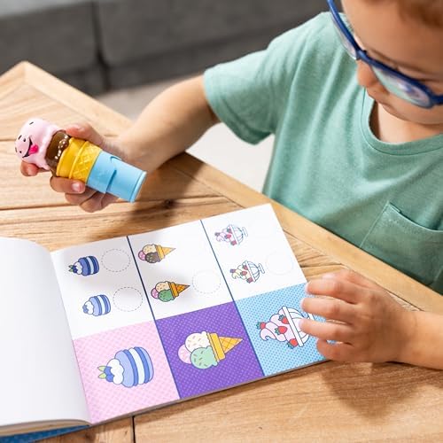 Melissa & Doug Caiet de activități cu 24 de pagini și autocolante Wow!, 300 de autocolante, jucărie de activitate creativă. Figurină colecționabilă, înghețată. - imagine 6