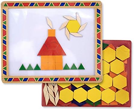 Set de blocuri magnetice cu modele Melissa & Doug - imagine 6
