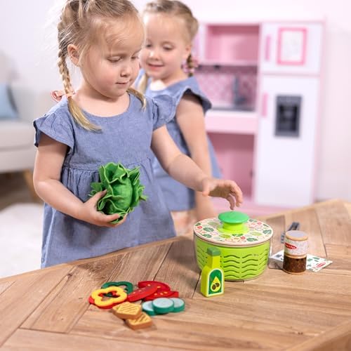 Set de jucării Melissa & Doug pentru salată cu centrifugă pentru copii, pentru băieți și fete de 3 ani și peste - imagine 3