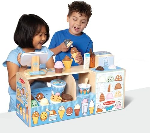 Parc de joacă cu înghețată Melissa & Doug Cool Ice Balls, jucărie de înghețată pentru fete și băieți, magazin de jucării, jucărie Montessori pentru copii de 3 ani, cadou pentru băieți sau fete de 3 ani. - imagine 3