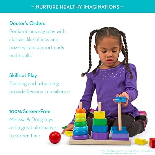 Set de îmbinare geometrică Melissa and Doug - imagine 3