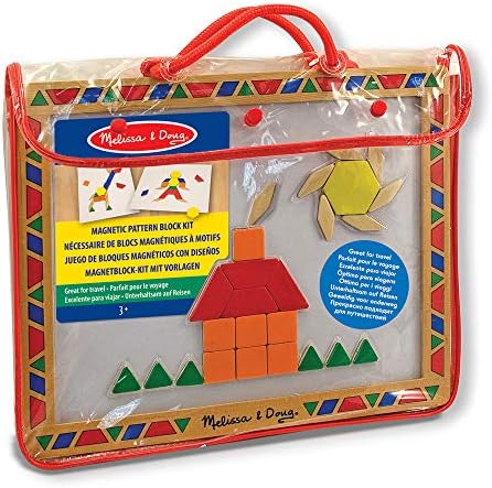 Set de blocuri magnetice cu modele Melissa & Doug