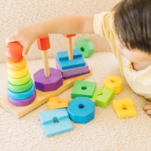 Set de îmbinare geometrică Melissa and Doug - imagine 2