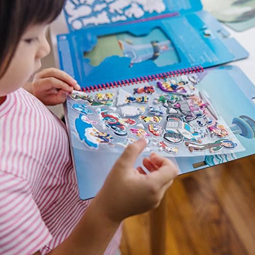 Set de stickere pufoase Paw Patrol, Melissa & Doug 33310, cu mai multe culori - imagine 2