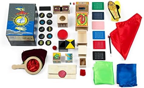 Set de magie din lemn solid Deluxe Melissa & Doug cu 10 trucuri clasice - imagine 5