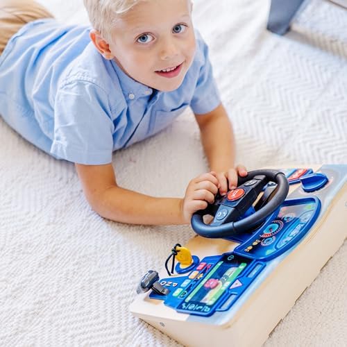 Joc de fantezie pentru bordul mașinii Melissa & Doug 41705 Vroom & Zoom, cadou pentru băieți sau fete de 3 ani sau mai mari - imagine 2